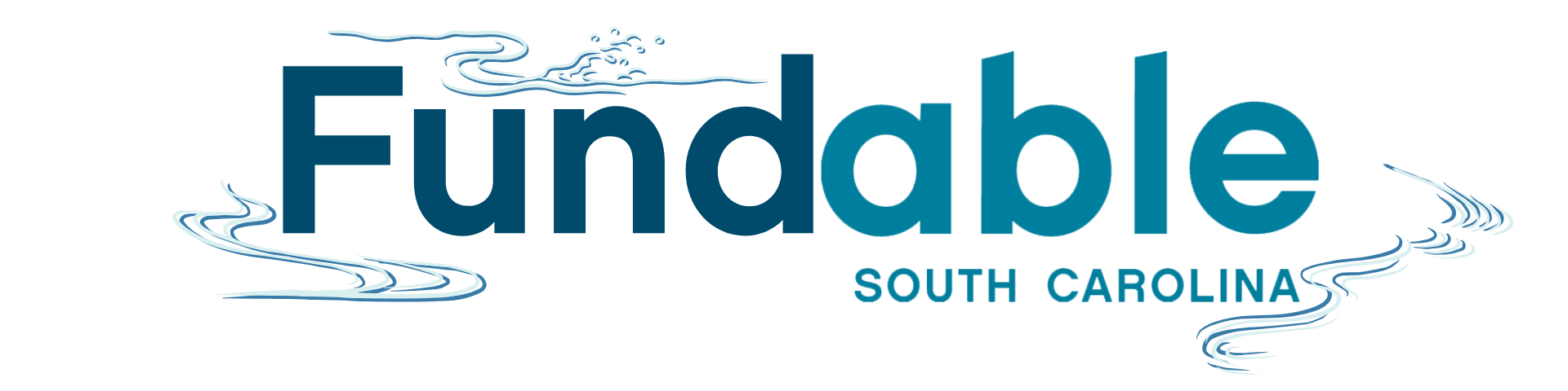 Fundable logo with water designs.